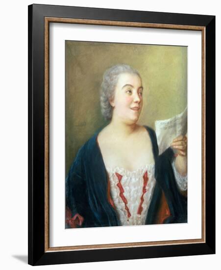 Portrait of Maria Gunning (Gouache) 1749-Jean-Etienne Liotard-Framed Giclee Print