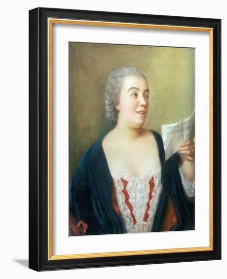 Portrait of Maria Gunning (Gouache) 1749-Jean-Etienne Liotard-Framed Giclee Print