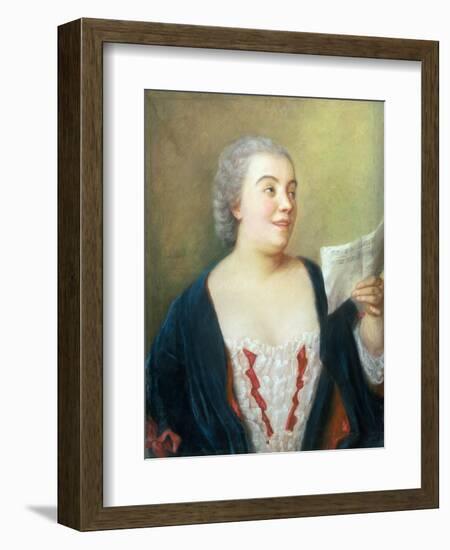 Portrait of Maria Gunning (Gouache) 1749-Jean-Etienne Liotard-Framed Giclee Print