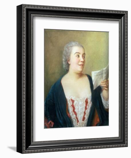 Portrait of Maria Gunning (Gouache) 1749-Jean-Etienne Liotard-Framed Giclee Print