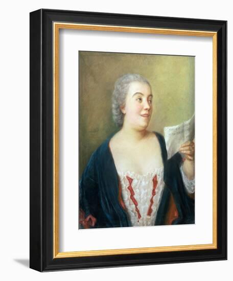 Portrait of Maria Gunning (Gouache) 1749-Jean-Etienne Liotard-Framed Giclee Print