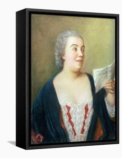 Portrait of Maria Gunning (Gouache) 1749-Jean-Etienne Liotard-Framed Premier Image Canvas
