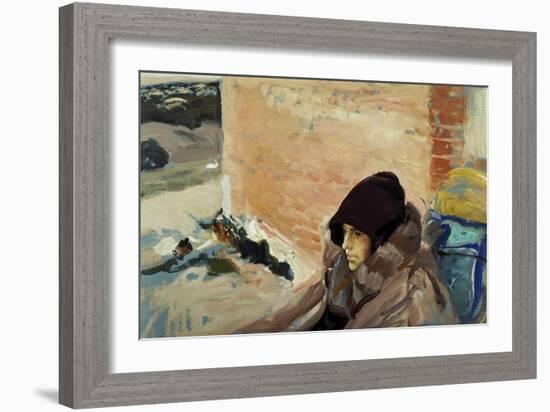 Portrait of Maria in Convalescence-Joaquín Sorolla y Bastida-Framed Giclee Print