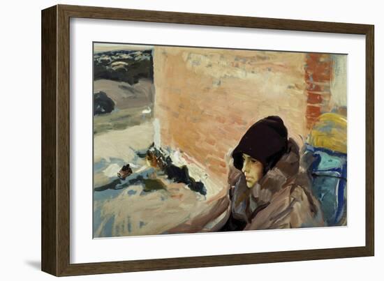 Portrait of Maria in Convalescence-Joaquín Sorolla y Bastida-Framed Giclee Print