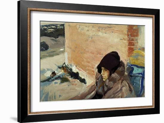 Portrait of Maria in Convalescence-Joaquín Sorolla y Bastida-Framed Giclee Print