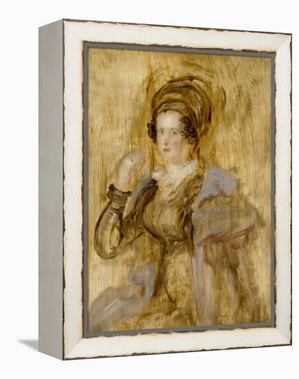 Portrait of Maria, Lady Chalcott, 19th Century-Sir David Wilkie-Framed Premier Image Canvas