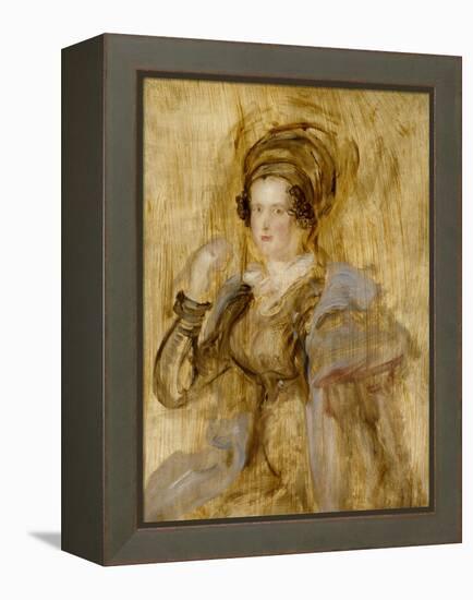 Portrait of Maria, Lady Chalcott, 19th Century-Sir David Wilkie-Framed Premier Image Canvas