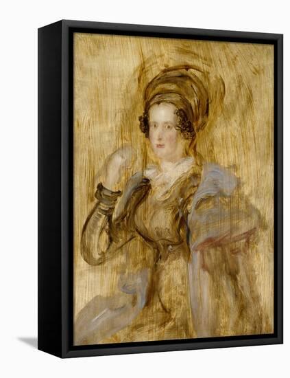 Portrait of Maria, Lady Chalcott, 19th Century-Sir David Wilkie-Framed Premier Image Canvas