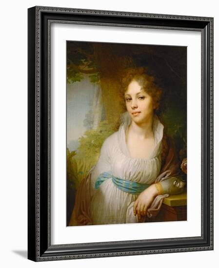 Portrait of Maria Lopukhina, 1797-Vladimir Lukich Borovikovsky-Framed Giclee Print