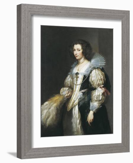 Portrait of Maria Louisa De Tassis-Sir Anthony Van Dyck-Framed Giclee Print