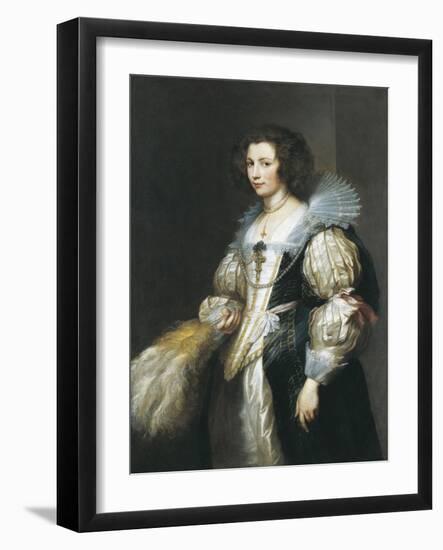 Portrait of Maria Louisa De Tassis-Sir Anthony Van Dyck-Framed Giclee Print