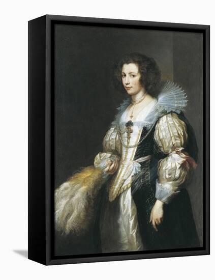 Portrait of Maria Louisa De Tassis-Sir Anthony Van Dyck-Framed Premier Image Canvas