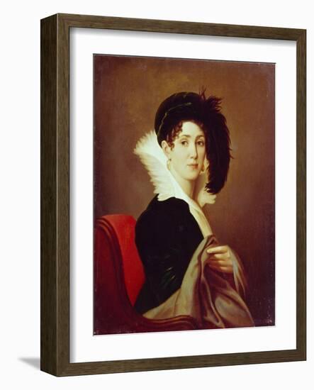 Portrait of Maria Petrovna Buyalskaya, 1824-Alexei Yegorovich Yegorov-Framed Giclee Print