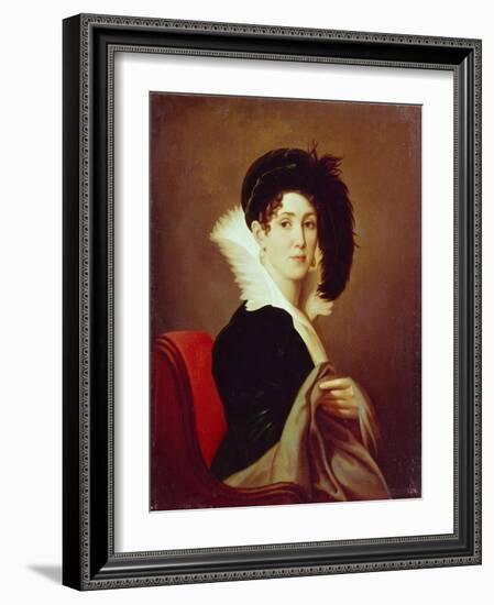Portrait of Maria Petrovna Buyalskaya, 1824-Alexei Yegorovich Yegorov-Framed Giclee Print