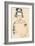 Portrait of Maria Steiner, 1918-Egon Schiele-Framed Premium Giclee Print