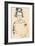 Portrait of Maria Steiner, 1918-Egon Schiele-Framed Premium Giclee Print