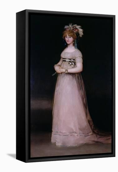 Portrait of Maria Theresa De Bourbon Y Vallabriga, the Condesa De Chinchon, 1801-Francisco de Goya-Framed Premier Image Canvas