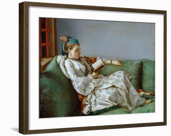 Portrait of Marie Adelaide of France by Jean-Etienne Liotard-null-Framed Photographic Print