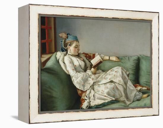 Portrait of Marie Adelaide of France-Jean-Etienne Liotard-Framed Premier Image Canvas