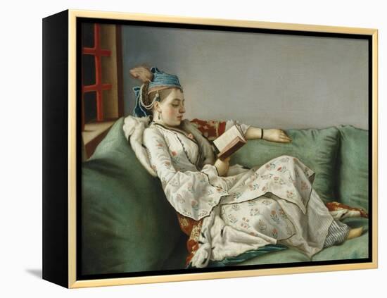 Portrait of Marie Adelaide of France-Jean-Etienne Liotard-Framed Premier Image Canvas