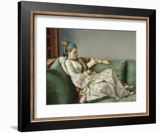 Portrait of Marie Adelaide of France-Jean-Etienne Liotard-Framed Giclee Print