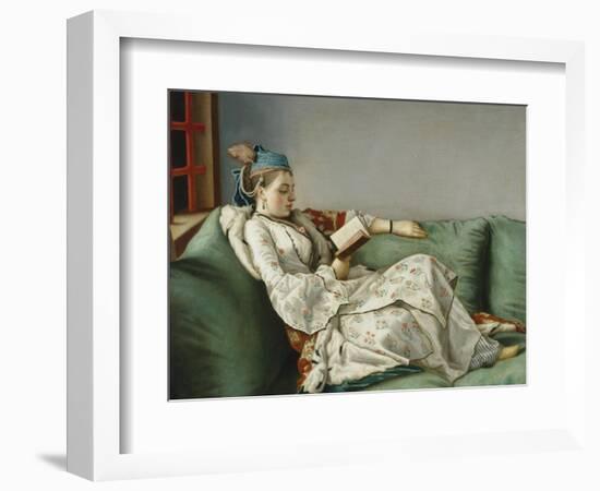 Portrait of Marie Adelaide of France-Jean-Etienne Liotard-Framed Giclee Print