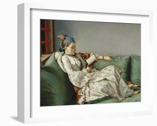Portrait of Marie Adelaide of France-Jean-Etienne Liotard-Framed Giclee Print