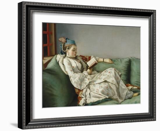 Portrait of Marie Adelaide of France-Jean-Etienne Liotard-Framed Giclee Print