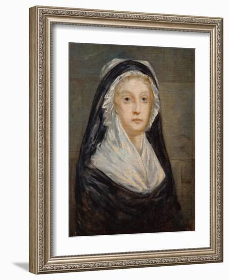 Portrait of Marie Antoinette in Prison-null-Framed Giclee Print