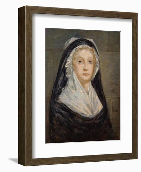 Portrait of Marie Antoinette in Prison-null-Framed Giclee Print