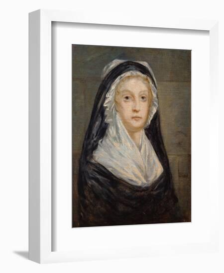 Portrait of Marie Antoinette in Prison-null-Framed Giclee Print