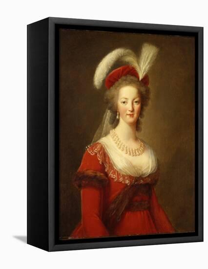 Portrait of Marie Antoinette, Queen of France-Elisabeth Louise Vigee-LeBrun-Framed Premier Image Canvas