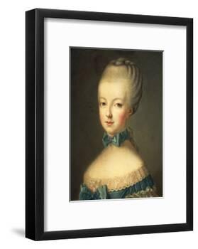 Portrait of Marie Antoinette-Jean-Baptiste Huet-Framed Giclee Print