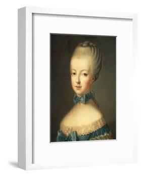 Portrait of Marie Antoinette-Jean-Baptiste Huet-Framed Giclee Print