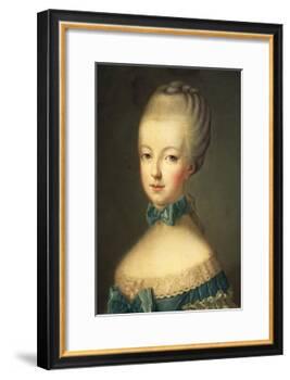 Portrait of Marie Antoinette-Jean-Baptiste Huet-Framed Giclee Print