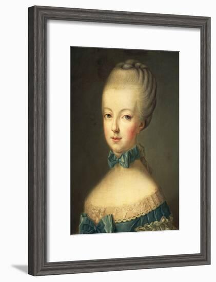 Portrait of Marie Antoinette-Jean-Baptiste Huet-Framed Giclee Print