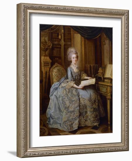Portrait of Marie Antoinette-null-Framed Giclee Print