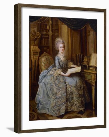 Portrait of Marie Antoinette-null-Framed Giclee Print