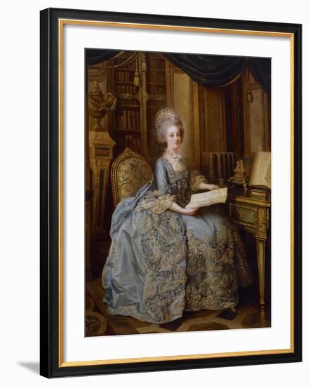 Portrait of Marie Antoinette-null-Framed Giclee Print