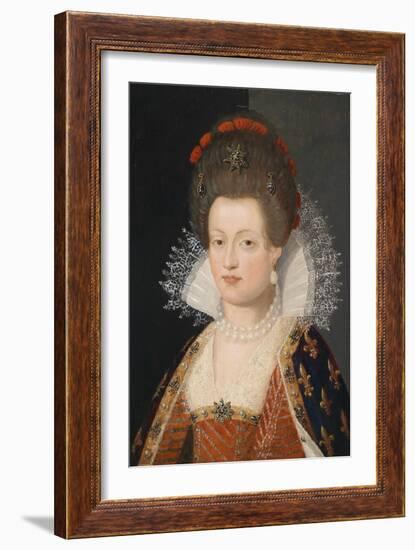 Portrait of Marie De Médici (1575-164), 1605-Frans Francken the Younger-Framed Giclee Print