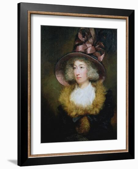 Portrait of Marie Dolignon (B.1769) 1789-James Northcote-Framed Giclee Print