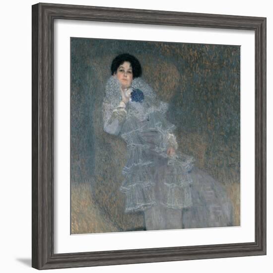 Portrait of Marie Henneberg-Gustav Klimt-Framed Premium Giclee Print