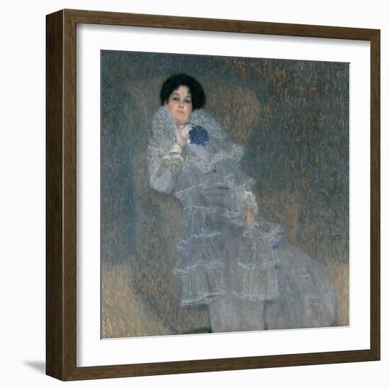 Portrait of Marie Henneberg-Gustav Klimt-Framed Premium Giclee Print