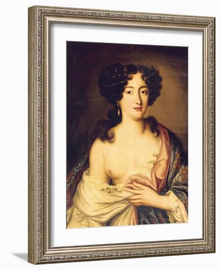 Portrait of Marie Mancini-Pierre Mignard-Framed Giclee Print