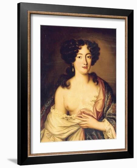 Portrait of Marie Mancini-Pierre Mignard-Framed Giclee Print