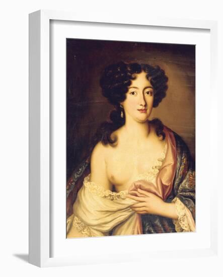 Portrait of Marie Mancini-Pierre Mignard-Framed Giclee Print