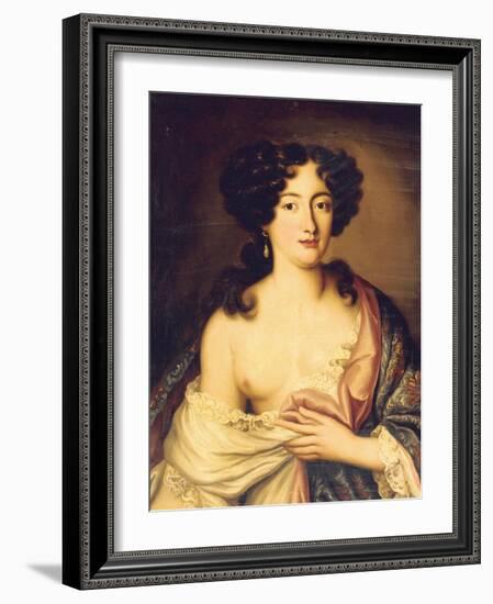 Portrait of Marie Mancini-Pierre Mignard-Framed Giclee Print