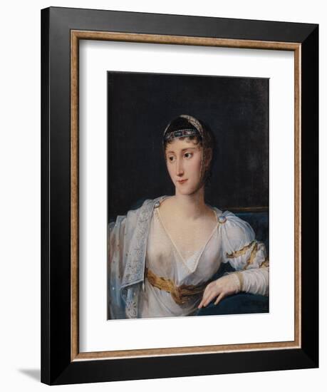 Portrait of Marie-Pauline Bonaparte (1780-1825) Princess Borghese, 1806-Robert Lefevre-Framed Giclee Print