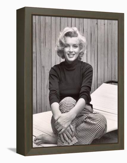 Portrait of Marilyn Monroe at Home-Alfred Eisenstaedt-Framed Premier Image Canvas