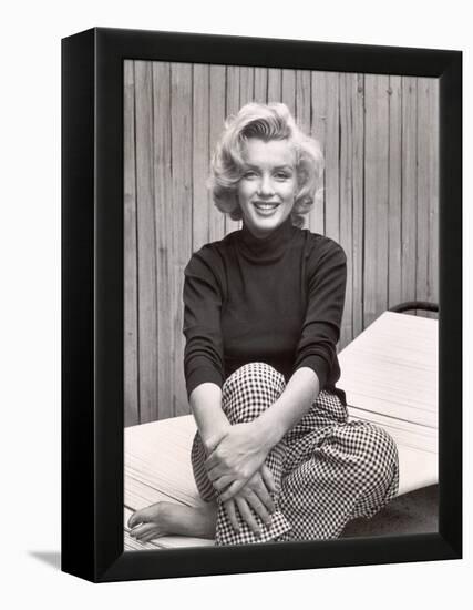 Portrait of Marilyn Monroe at Home-Alfred Eisenstaedt-Framed Premier Image Canvas